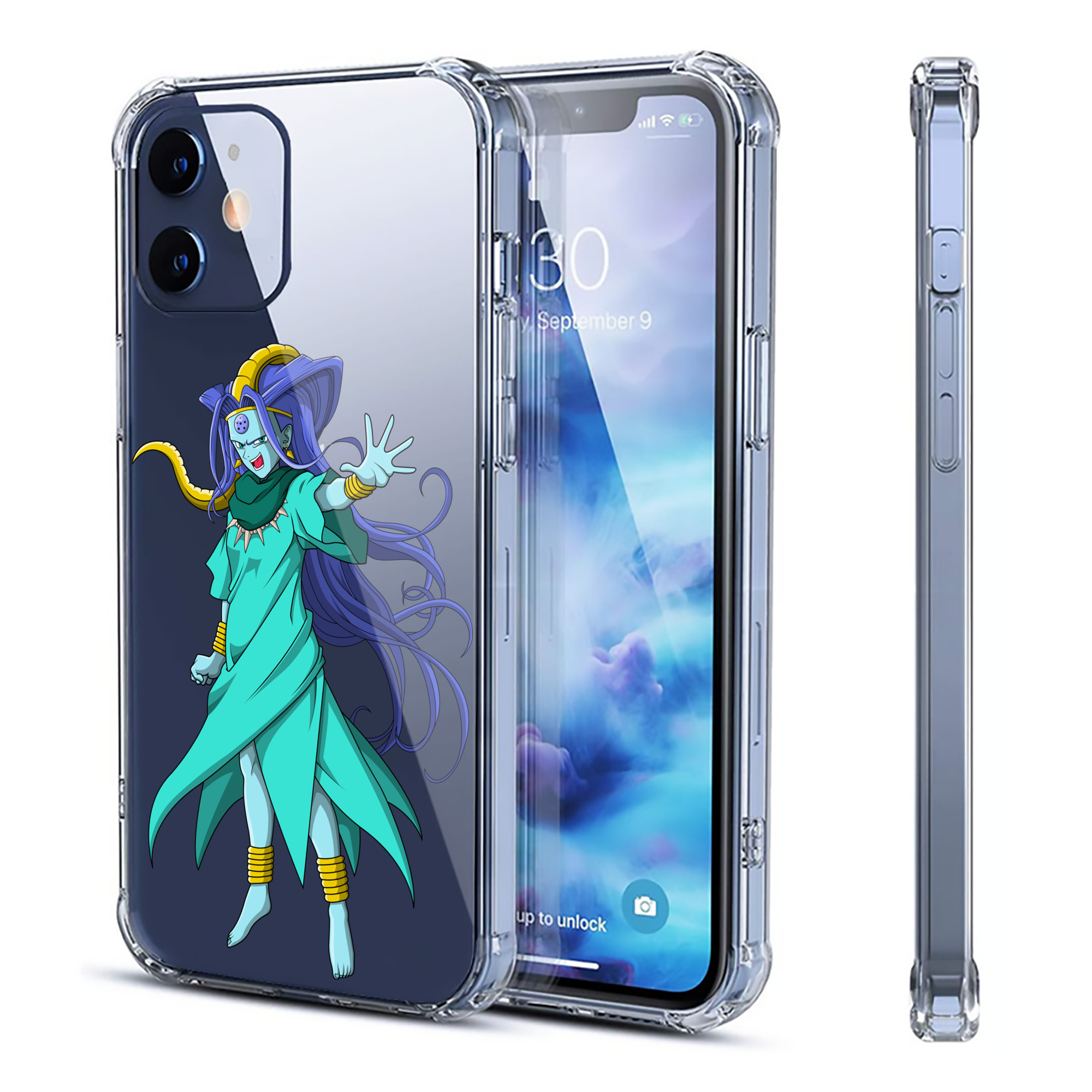 （画像用） ドラゴンボール DRAGON BALL 【iPhone 12シリーズ対応】透明スマホケース（クリアソフトケース）